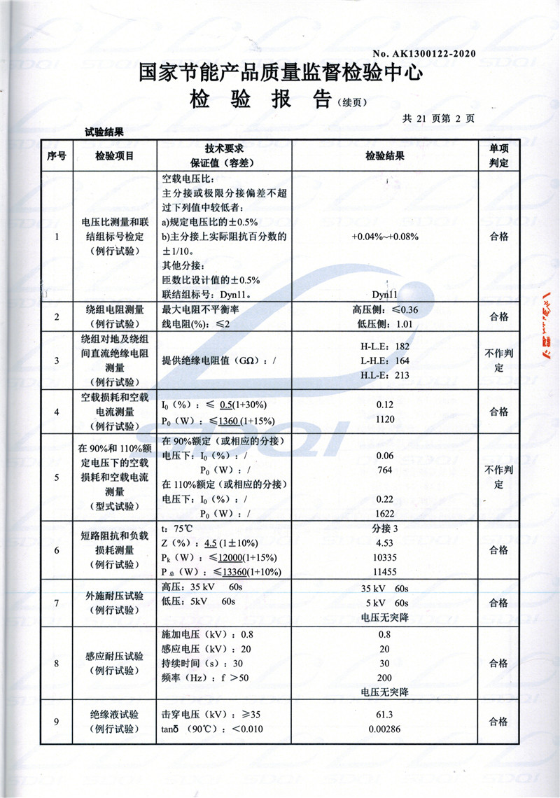 高低压试验报告-S11-1250鄄城鄄城鄄城油浸式变压器-2.jpg